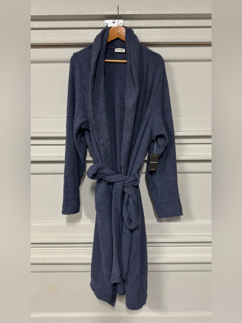 Tommy John Women's Plush Robe M/L Nightshadow Blue New